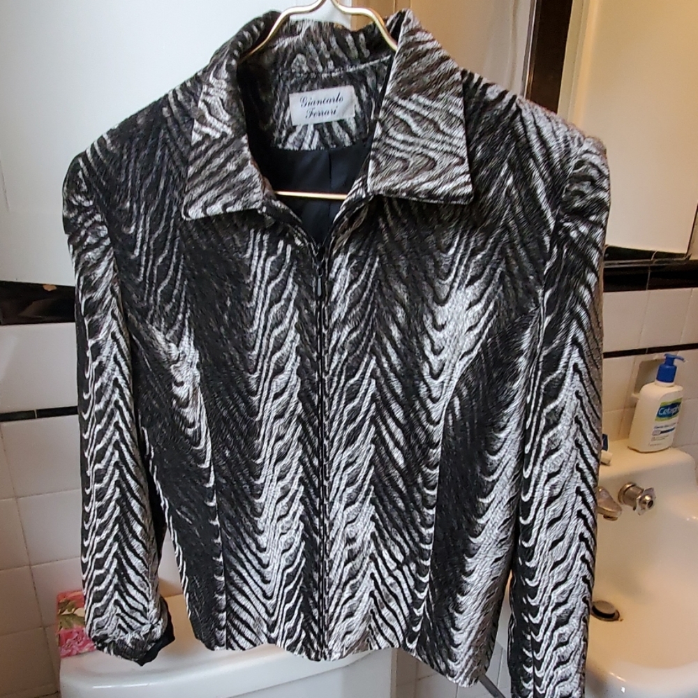 Faux Fur  Holiday Jacket